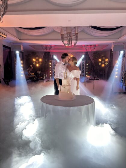 Dekoracja światłem na wesele Vintage - Retro