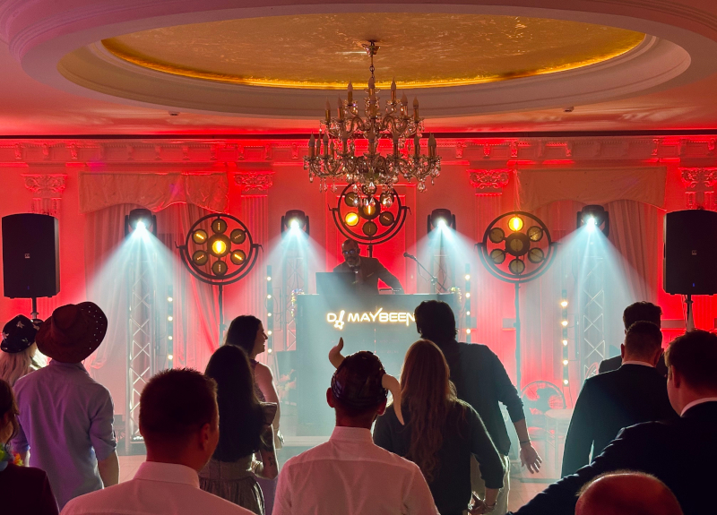 Dwó Biesiadny Rojewo wesele 2025 oświetlenie i scena DJ